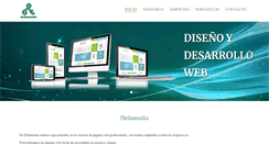 Desktop Screenshot of deltamedia.es
